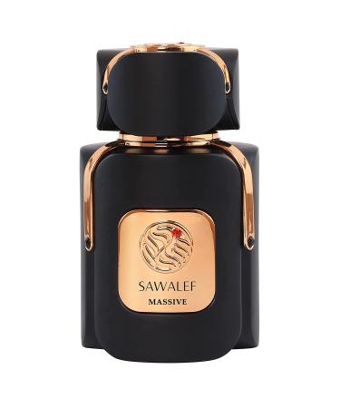 Massive - Woody and Spicy Scent Notes - Long Lasting and Addictive Masculine Fragrance - A Seductive Signature Aroma - The Luxurious Scent Of Arabia - 2.7 oz EDP Spray