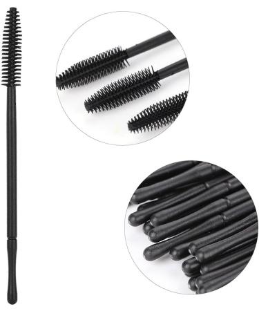 50pcs Silicone Eyelash Brush Disposable Eyelashes Comb Mascara Applicator Makeup Beauty Tool(#1-Black) - Buy Online on SooperMarket.com