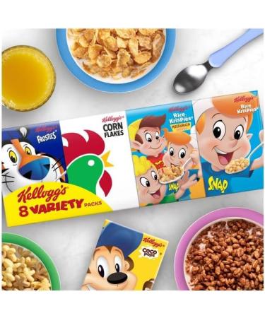 Cereal Bundle Consisting of Kellogg's 8 Variety Packs 196g (2 Pack) - Buy Online on SooperMarket.com