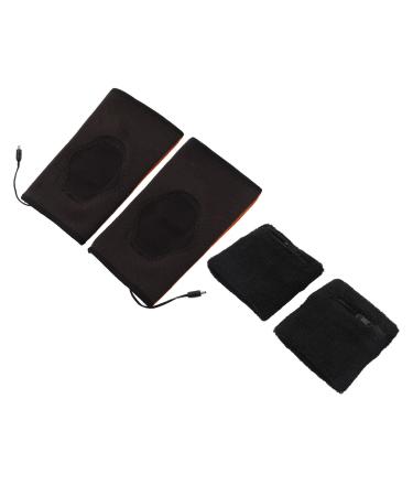 Weikeya heating bandage elastic heated elbow bandage breathable cotton polyester 1 pair for fishing for running EU plugs