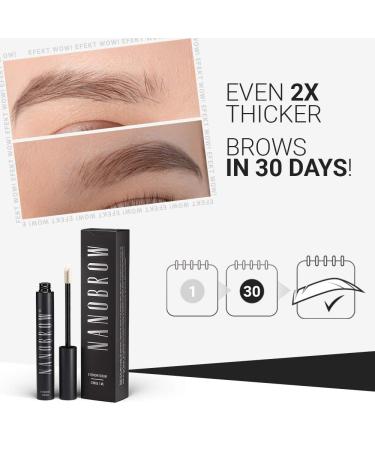 Nanobrow Eyebrow Serum 5ml - Night Serum for Thickening and Strengthening - Buy Online on SooperMarket.com