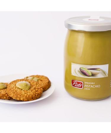 Pisti Spreadable Pistachio Cream 600g | Irresistible Luxurious Pistachio Goodness | Creamy Indulgence for Desserts Snacks & More | Made in Italy | Alpine Heights - Buy Online on SooperMarket.com