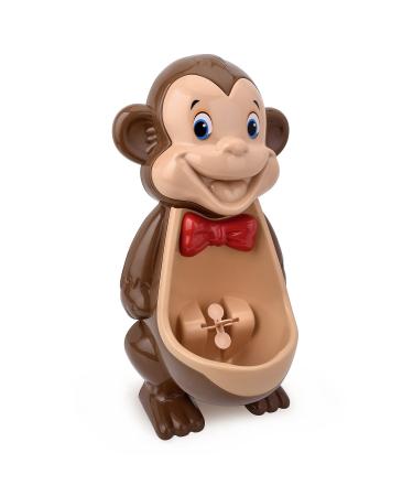 Potty Training Urinals for Boys, Cute Monkey Potty with Funny Aiming Target Windmill for Kids Toddlers Children Boys