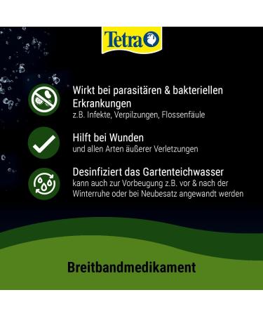Tetra Pond Medifin 3L - Advanced Medication for Pond Fish Disease Prevention & Disinfection | International Shipping - Buy Online on SooperMarket.com