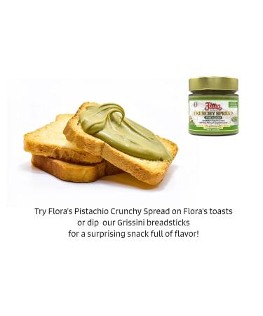 Flora Fine Foods Sweet Pistachio Crunchy Spread - Authentic Italian 7.76 Oz Jar - Buy Online Worldwide - Buy Online on SooperMarket.com