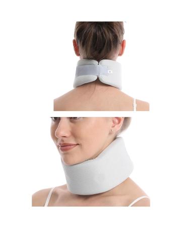 Neck Brace for Pain Relief | Breathable Gray Neck Support for Women | Stable Support for Reading - Buy Online on SooperMarket.com