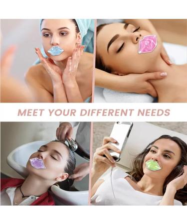 Mini Gel Ice Pack for Lip and Eye Injuries - Hot & Cold Compress for Pain Relief, Swelling Reduction, Dark Circle Reduction, and Anti-Aging - Perfect Gift for Women (Multicolored) - Buy Online on SooperMarket.com