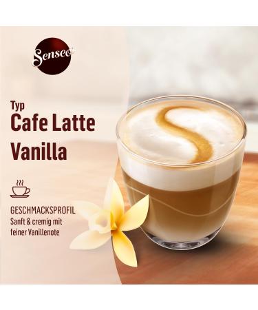 Buy Senseo Caf Latte Vanilla Pads - 40 Coffee Pads Pack of 5 - Perfect for 40 Delicious Drinks | International Shipping Available - Buy Online on SooperMarket.com
