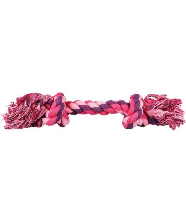 TRIXIE Denta Fun Pure Cotton Play Rope for Dogs - 40cm Multi-Coloured Durable Chew Toy - Ideal for Interactive Play & Dental Care - Buy Online on SooperMarket.com