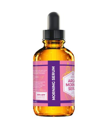 Leven Rose Argan Oil Morning Face Serum - Natural Collagen | Dark Spot Remover | Anti Aging Moisturizer - 1 oz - Buy Online on SooperMarket.com