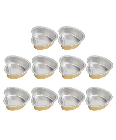 Wax bean melting shell large portable reusable wax bean shell made of aluminum film golden heart shape resistant high-temperature resistant for hair removal