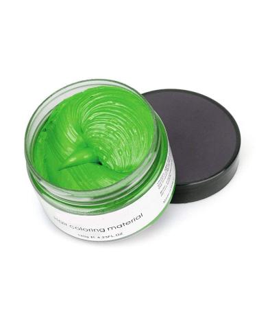 Temporary Hair Wax Color - Washable Green Hairstyle Dye for Men & Women | Natural Ingredients | 120g - Buy Online on SooperMarket.com