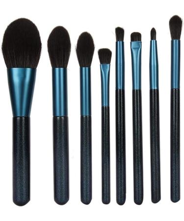 Alupre 8pcs Eyeshadow & Blusher Brush Set - Portable Loose Powder Makeup Tools for Flawless Eyebrows & Cosmetics | International Shipping Available - Buy Online on SooperMarket.com