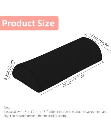 Felenny Nail Art Rest Cushion Detachable Sponge Zipper Design Nail Pillow Hand Rest Professional Salon Hand Arm Holder Manicure Pillow Nail Cushion For Makeup Cosmetic Tools Black - Buy Online on SooperMarket.com