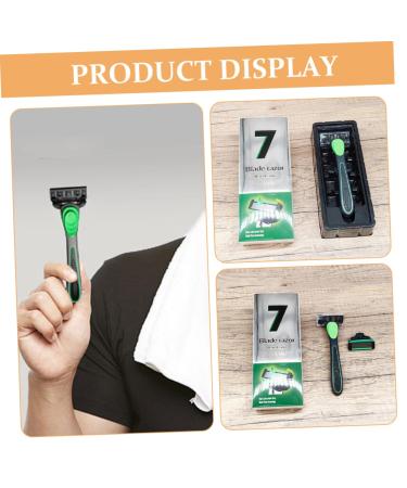 Premium Stainless Steel Razor Shaver Set for Men - Ultimate Hair Shaving & Grooming Solution - Buy Online on SooperMarket.com