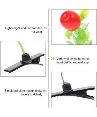 KALLORY Decorative Hair Clips Girl Hair Clips Sprout Hair Clips Flower Bean Hair Plant Mini Grass Hair Barrettes for Women 28pcs (Mixed Style) Sunflower Hair Clip Womens Hair Clips - Buy Online on SooperMarket.com