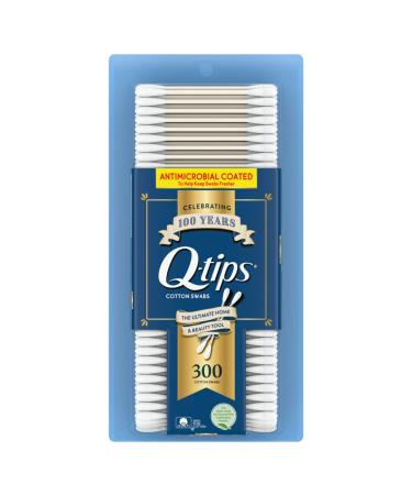 Q-tips Cotton Swabs, 300 Count (Pack of 2)