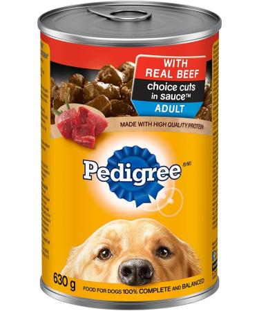 PEDIGREE Choice Cuts in Sauce Adult Wet Dog Food Canned with Real Beef 630g (12 Pack) & DENTASTIX Oral Care Adult Dog Treats for Medium Dogs - Beef 40 Sticks - Buy Online on SooperMarket.com