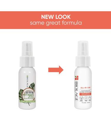 BIOLAGE All-In-One Coconut Infusion Treatment Spray | For All Hair Types | Sulfate & Paraben-Free | Vegan | 1 Fl Oz - Buy Online on SooperMarket.com