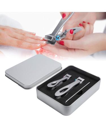 Nail Clipper Big Mouth Nail Cutter File Dead Skin Removal Stainless Steel Manicure Set Pedicure Tool No Splash Clipper for Women Men Kids Adults(Silve) - Buy Online on SooperMarket.com