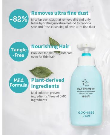 Kids Hair Shampoo - Korean Gentle Formula for Dry & Sensitive Skin - Hypoallergenic Green Tea & Wheat Protein 11.8 fl. oz - Silicone Free Perfect for Kids - Buy Online on SooperMarket.com