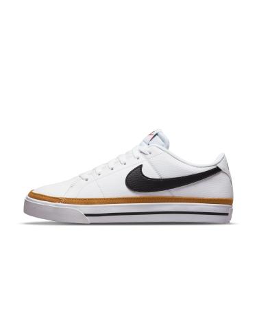 Nike Women's Court Legacy Next Nature Tennis Shoe White/Black-Desert Ochre-Team Orange 38 EU