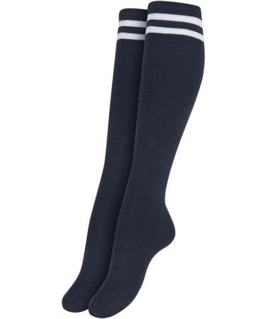 Buy Urban Classics Women's College Knee Socks - 2-Pack | Plain & Sporty Stripes | Multiple Colors & Sizes 35-42 - Buy Online on SooperMarket.com
