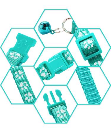 Flymind Puppy Collars 19Pcs Whelping ID Collars with Bell - Adjustable Soft Nylon Litter Collars for Newborn Pets - Non-Breakaway - Buy Online on SooperMarket.com