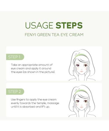 Green Tea Eye Cream - Reduce Dark Circles Puffiness & Wrinkles | Anti-Aging Daily Eye Care 15g - Buy Online on SooperMarket.com