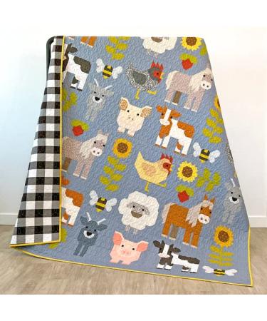 Elizabeth Hartman Fab Farm Pattern  Multi
