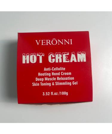 VERONNI Hot Cream - Anti-Cellulite Skin Toning & Slimming Cream for Men & Women - Natural Heating Formula - Buy Online on SooperMarket.com