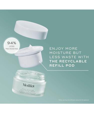 Medik8 Total Moisture Daily Facial Cream Hyaluronic Acid Moisturiser Day & Night Face Cream Clinically Proven Instant Deep & Lasting Moisturisation Fragrance-Free For All Skin Types 50 ml 50ml - Buy Online on SooperMarket.com