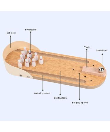 Germer Mini Bowling Game - Stress-Relief, Beautifully Designed Mini Bowling Set for 3+ Years ((Mini Bowling)) - Buy Online on SooperMarket.com