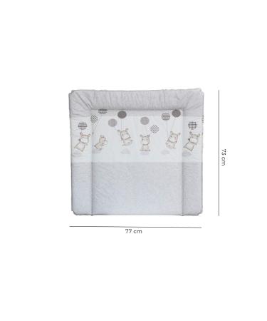 Buy 77 x 73 cm Changing Pad - Washable Hippo Gray Eco-Friendly Design for 80 cm Wide Dressers | New Swedish Design & Puckdaddy - Buy Online on SooperMarket.com