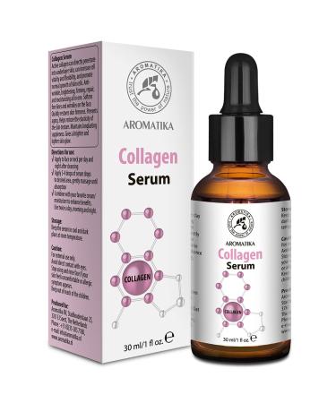 Collagen Face Serum for Face & Skin Care - 30ml Glass Bottle - w/Pure Collagen for All Skin Types - Anti Age Serum - Collagen Booster Serum
