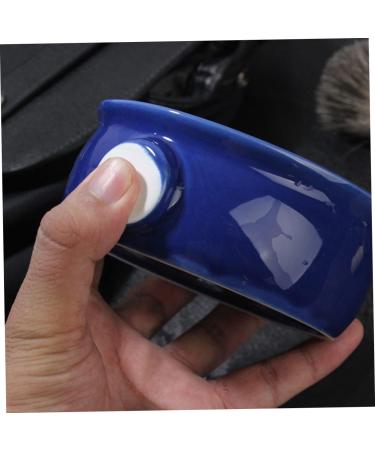 Angoily Shaving Bowl Set for Men - 2 Ceramic Soap Shells 11.5x11.5cm - Perfect for Shaving Foam & Brush - International Shipping Available - Buy Online on SooperMarket.com