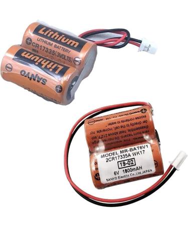 Buy 8 Pack 6V MR-BAT6V1 2CR17335A WK17 Battery for M80 Driver/MR-J4 Servo System - 1800mAh | International Shipping Available - Buy Online on SooperMarket.com
