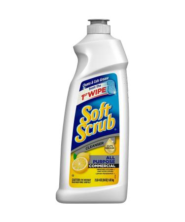 Lemon Cleanser Non-Bleach Biodegradable 38 oz. Bottle 6/Carton Sold as 1 Carton