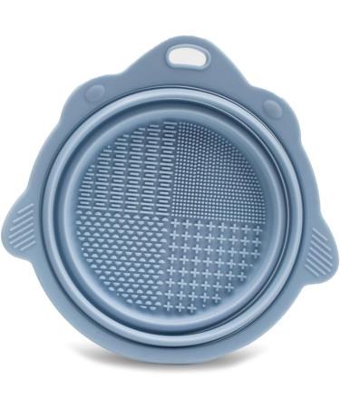 Gissroys Bowl Cleaner Brushes Makeup Silicone Foldable Portable Cleaning Tool for Brushes Powder Sponges Bowl Washing Brush Silicone Brush Makeup Cup Azul - Buy Online on SooperMarket.com