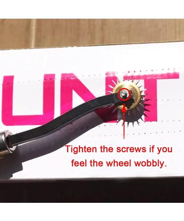 RJWKAZ 4mm Pattern Wheel Needle Point Tracing Sewing Wheel - Yellow - Buy Online on SooperMarket.com