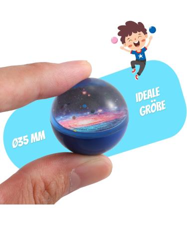 Smalltober Premium Flummi Set - 9 Medium 35mm Jump Balls & Game Ideas for Kids' Birthdays - Perfect for Child Guests! - Buy Online on SooperMarket.com