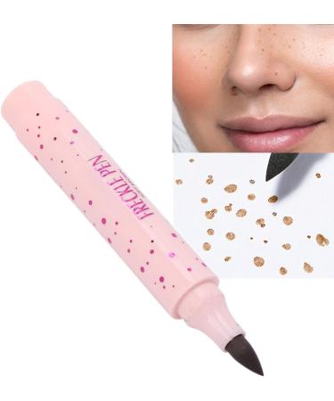 Freckle Pen Freckle Makeup Pen Waterproof Dot Spot Pen Tool Kit Long-Lasting Dotting Pen Light Brown and Dark Brown(01soft brown) - Buy Online on SooperMarket.com