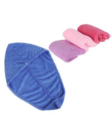 Bath Towel for Hair Drying Absorbent Turban Towel Head Scarf Quick Drying 4 Pack