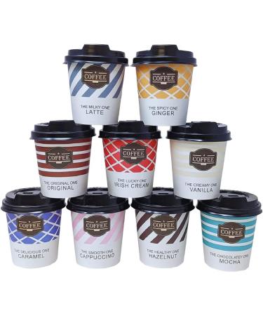 Coffee Gift Set - Assorted Coffee Collection | Flavours of Ginger Irish Cream Vanilla Salted Caramel Mocha | Fathers Day Gifts for Women Birthday gifts for her him & gift tag (Coffee Gifts) - Buy Online on SooperMarket.com