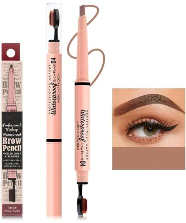 2 in 1 Double Ended Eyebrow Pencil Micro Percision Tip Fill and Defines Brows Natural Looking & Waterproof No Need to Sharpen Not Easy to Fade (Color : 01 Size : 1 size) 1 count (Pack of 1) 01 - Buy Online on SooperMarket.com