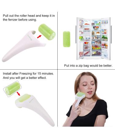 Jade Face Gua Sha Roller - Natural Cooling Anti-Wrinkle Skin Care Tool for Migraine Relief and Muscle Relaxation - Perfect Mother's Day Gift - Buy Online on SooperMarket.com