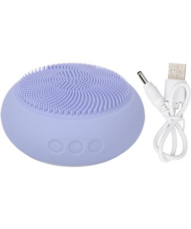 Facial Cleansing Brush Silicone Electric Facial Cleanser To Absorb Nutrients For All Skin Types (Purple) - Buy Online on SooperMarket.com