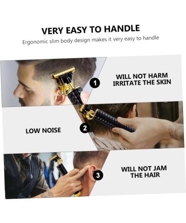 minkissy 1 Set Hair Clipper Razor T9 Aluminum Alloy Vintage 15.5X3X3CM Black - Buy Online on SooperMarket.com