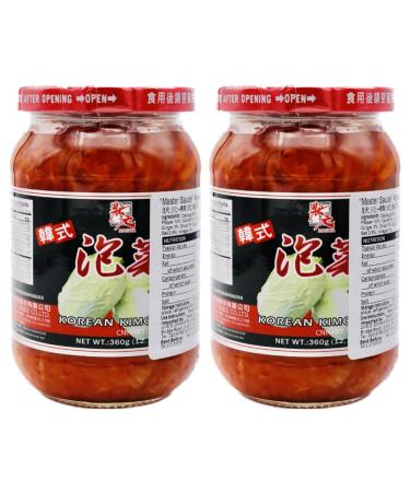 Master Sauce Korean Kimchi 360g (Pack of 2) by CNMART