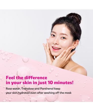 isoi Bulgarian Rose Refresh Mask 80g | Hydrating Korean Skin Care with 70% Rose Water | Deep Hydration & Soothing Treatment for Radiant Skin - Buy Online on SooperMarket.com